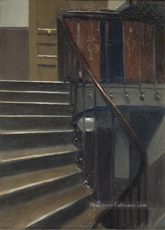 escalier au 48 rue de lille paris Edward Hopper Peintures à l'huile